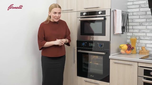 Обзор электрического духового шкафа FET 60 FIATO от бренда FORNELLI смотреть онлайн