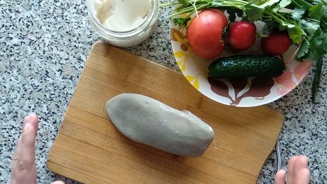 Салат из языка