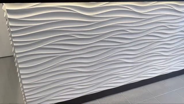 Гипсовые 3D панели Волна смотреть онлайн