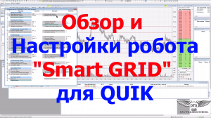 Обзор, Настройки робота сеточника "Smart Grid" для QUIK