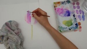 3 Tipps für dein Blumenaquarell