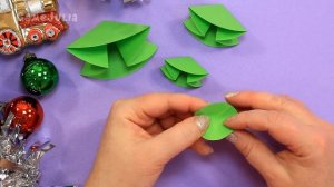 Простая Модульная Елка из бумаги
