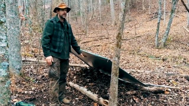 How To Build A Lean To Survival Shelter in Under 5 minutes