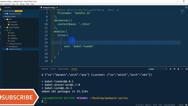 webpack tutorial for beginners in bangla | webpack loader(part-6) смотреть онлайн