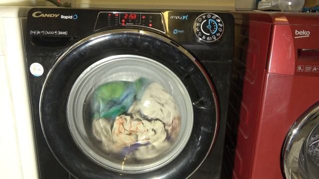 Load, Program, Detergent, sense, pre wash / Candy RapidO смотреть онлайн