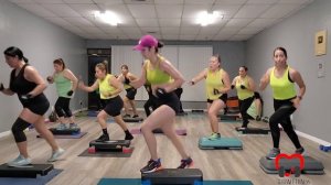 STEP WORKOUT | CARDIO DANCE FITNESS | TABATA MUSIC