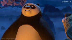 Kung Fu Panda 1 - Yesterday is history, tomorrow is a mystery, but today is a gift