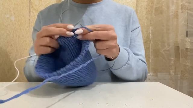 Я за работой. Как вязать шапку круговыми спицами. Вязание для начинающих смотреть онлайн