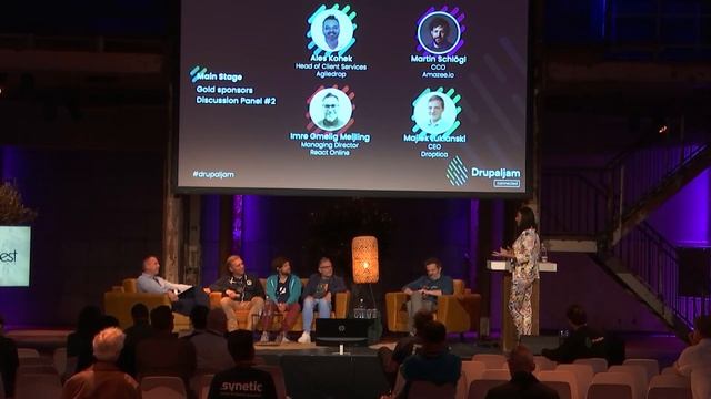 DrupalJam 2023 :connected - Gold Sponsors Discussion Panel смотреть онлайн