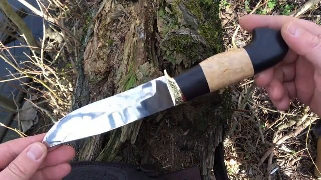 НОЖ РУЧНОЙ РАБОТЫ НОЖЕМИР РОССИЯ НЕРЖАВЕЮЩАЯ СТАЛЬ ТАЁЖНИК (4195)Н смотреть онлайн