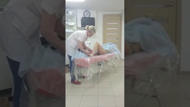 Обучение антицеллюлитному бандажному обёртыванию