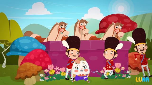 Humpty Dumpty | Popular Nursery Rhymes & Kids Songs - Luna English смотреть онлайн