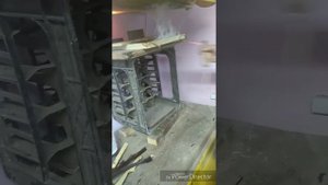 Выжигание деревянной рамки нихромовой проволкой