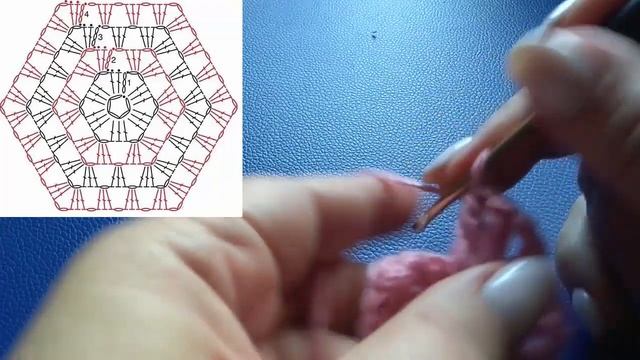 Оригинальная детская кофточка крючком  Шестиугольник