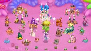 Остров сладостей. Озвучуа песни на русском. My singing monsters: The lost landscapes.