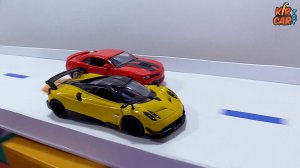 Машинки игрушки и Полоса препятствий. Кир Кар Тойс