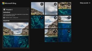 AI Solves Microsoft Bing Slide Puzzle  (ASMR)