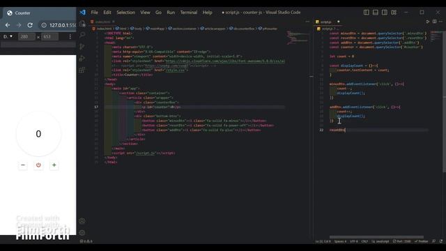 Counter Project Tutorial | Javascript | Vue