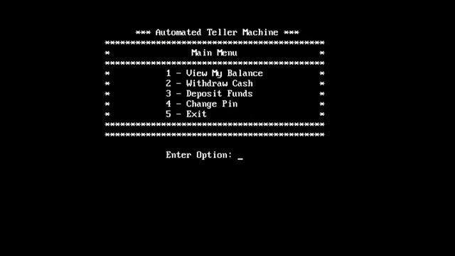 C/C++ Project: ATM Machine Simulation, With Source Code. || ATM Project c++.