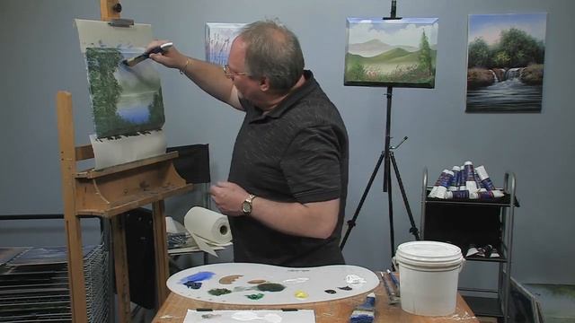 Paint-Along: How to Paint Deciduous Trees in Oils, Part 3 смотреть онлайн