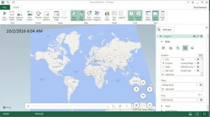 Excel - How to Create a Pivot Table on a Map using 3D Maps or Power Map - Episode 2038