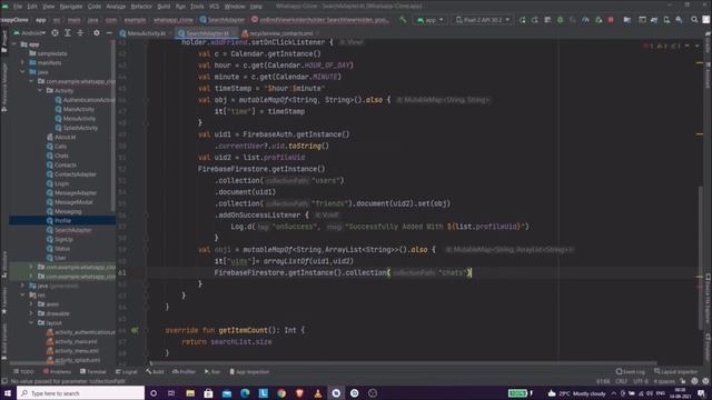 Build WhatsApp Chat App Kotlin Android Studio Part 13 Add Friend Feature