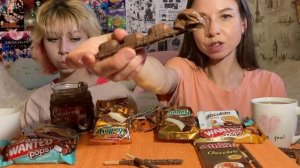 СЛАДКИЙ?МУКБАНГ/ТУРЕЦКИЕ СЛАДОСТИ/ШОКОЛАД И ПАСТА COKOKREM/BISCOLATA/ULKER/SWEETS MUKBANG