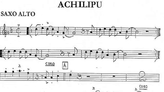 Achilipú - El Gran Combo (Partituras en PDF + Link de descarga) смотреть онлайн