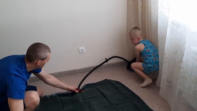 Матрас надувной Outventure 193х116х22 смотреть онлайн