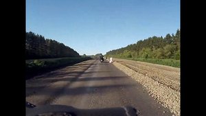 Пошли свою бабу... в дальняк на мотоцикле! Часть 1 Москва - Ульяновск