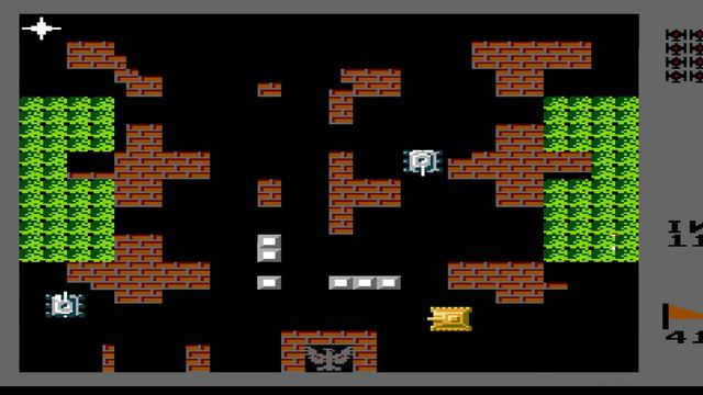 Tank Duel Battle City Hack NES 1985 Уровень 41
