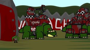 New characters for WHtoons40k #4 (Squiggoth + New Orks Boyz)