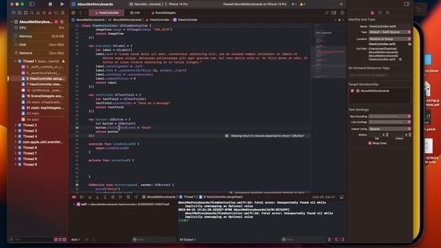 Делаем iOS приложение на Swift, programmatic UI | Знакомство с UIKit