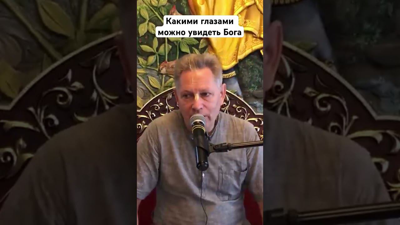 Какими глазами можно увидеть Бога #ВасилийТушкин #ВраджендраКумар #VrajendraRu #shorts #веды #знание