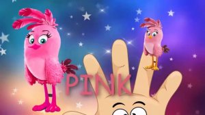 Angry Birds Learn Colors for Kids Children Toddlers Finger Family Nursery Rhymes Learning