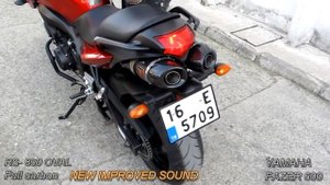 Yamaha FZ6 Fazer 600 With Full Carbon Tiger Exhaust System