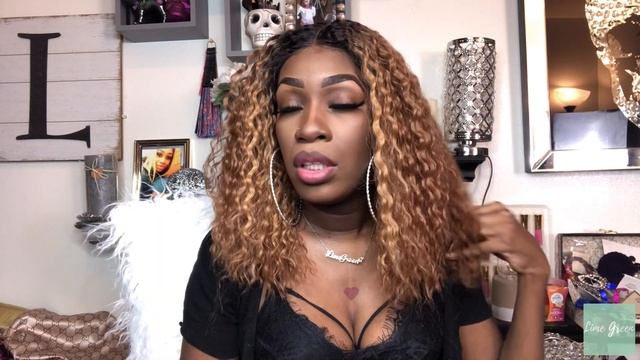 Outre Synthetic HD Lace Front Atlanta Wig | Lime Green смотреть онлайн