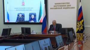 Владимир Колокольцев представил личному составу новых руководителей МВД двух республик