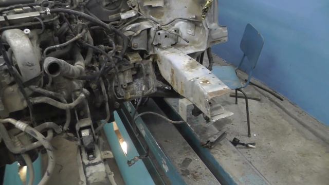 Chery Elara. Лобовой. Вытяжка лонжерона. смотреть онлайн