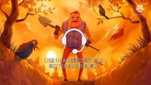Hello Neighbor main menu soundtrack in 8d audio