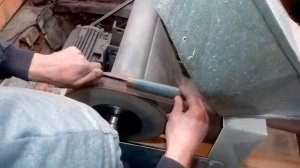 Обработка рукояти якутского ножа