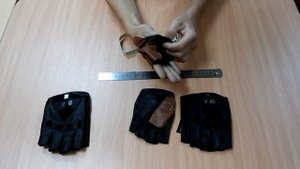 Соответствие размера мужских перчаток