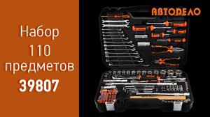 Профессиональный набор инструментов из 110 предметов АвтоDело 39807