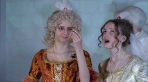 Живые картины. Петр I перед статуей герцога Ришелье.