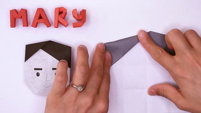 how to make origami boy face | origami boy face смотреть онлайн