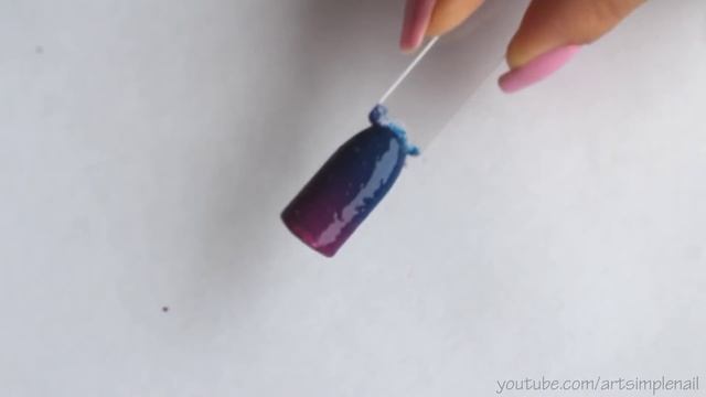 Дизайн ногтей: Градиентные капли гель-лаком. Градиентный маникюр на гель-лаке смотреть онлайн