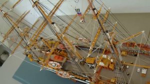 Amerigo Vespucci detailed ship model