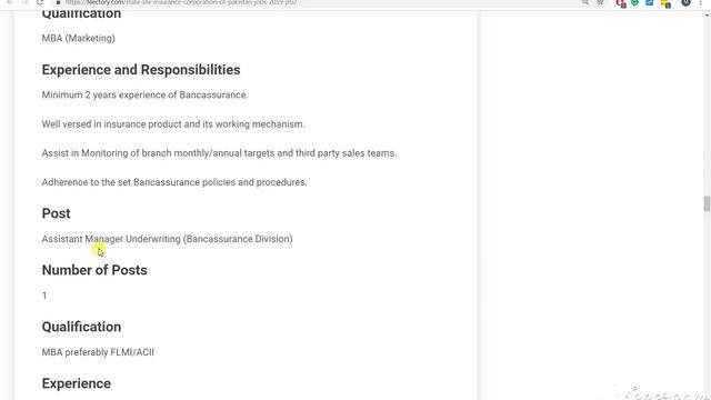 State Life Insurance Corporation of Pakistan Jobs 2019 PTS смотреть онлайн