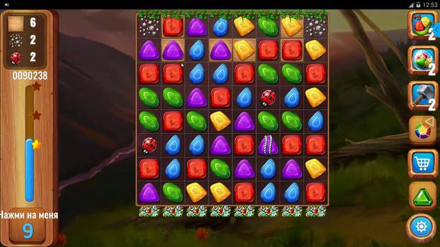 Самоцветы или кристаллы ?🔘🔵🔴геймплей игры HD ᴴᴰ