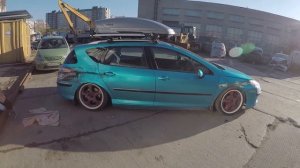 Такого еще никто не делал! Пежо 407 на пневме.